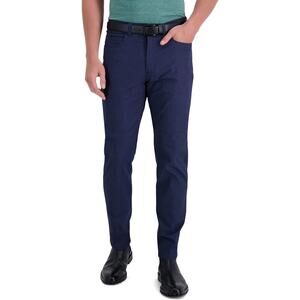 Kenneth Cole Reaction Men's Slim‎ Fit Stretch Casual Pant, Indigo Canvas, 36x30